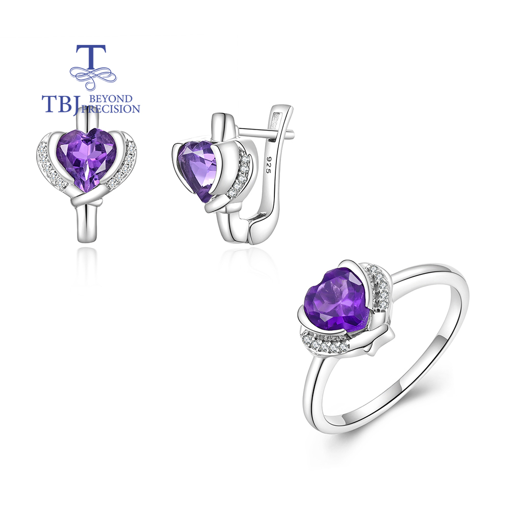 Birthstone Ring Set - Conjunto de anillo y pendientes de