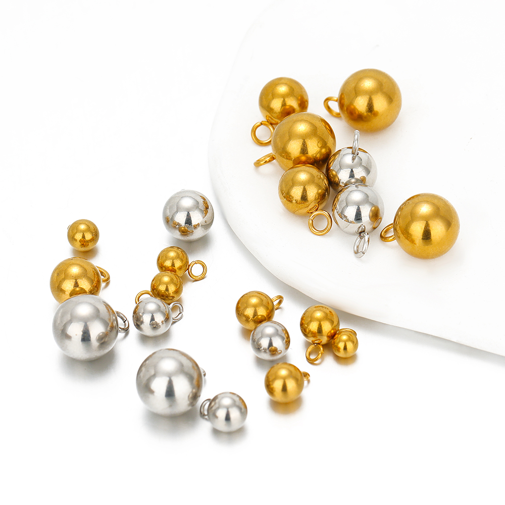 Moon Star Earrings - 20 piezas de cuentas de bolas