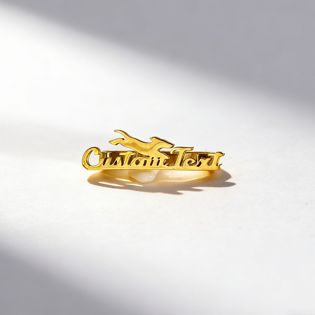 Jewelry Bracelet Watches - Anillo Decorativo de Metal con Nombre