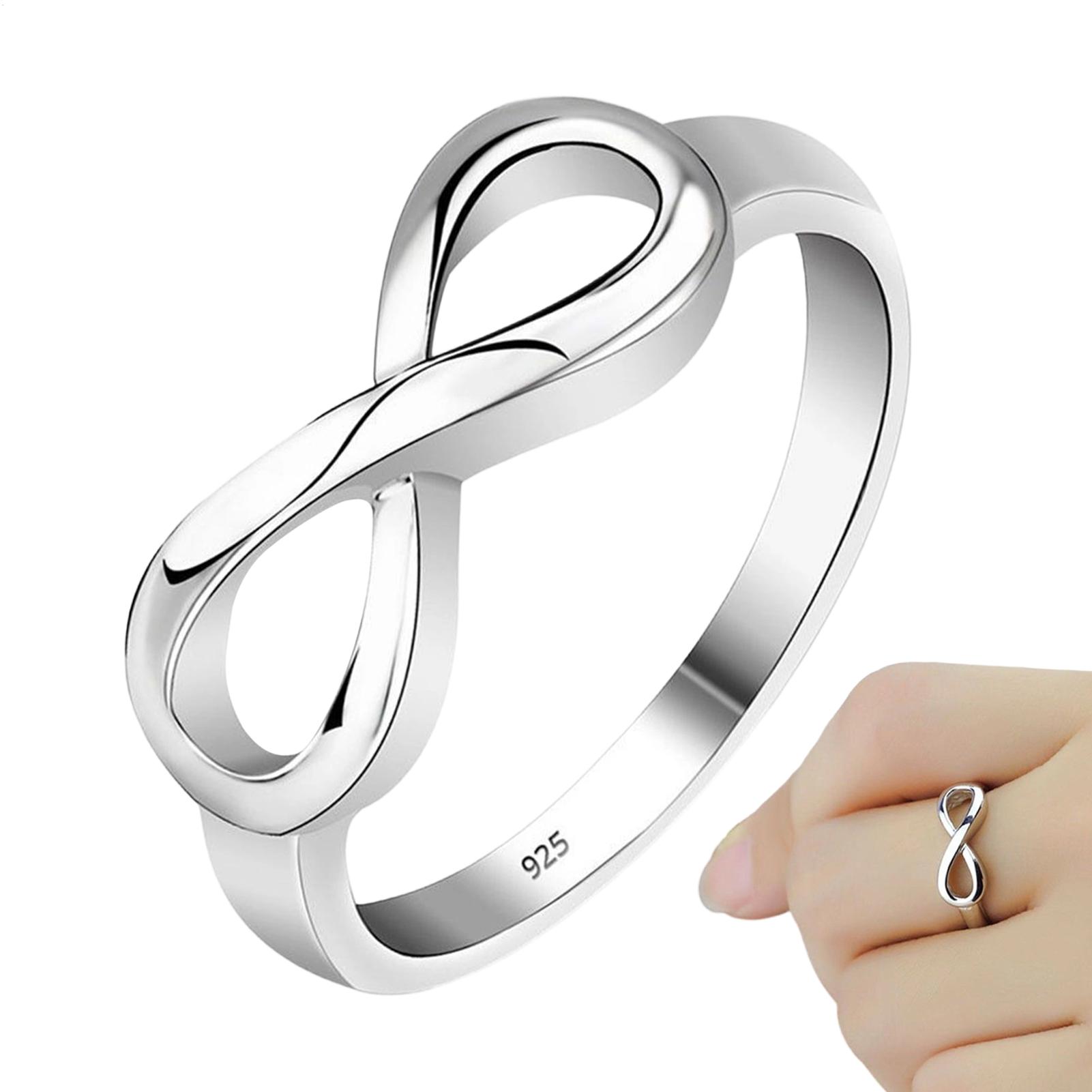 Al Ain Jewelry & Watches Exhibition 2025 - Anillo de Promesa Infinito Pequeño, Anillo