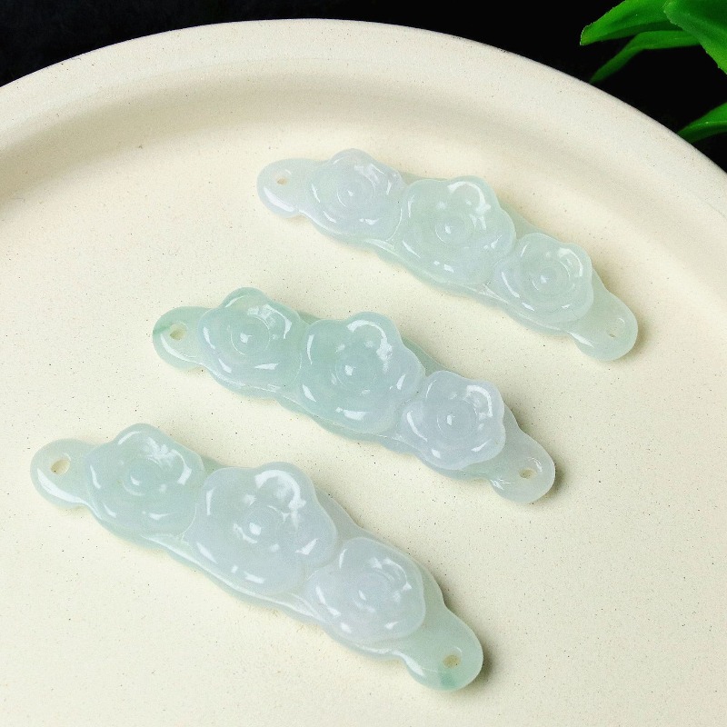 Jewelry & Watches Store - 1 ud. Flor de Jadeíta Natural,