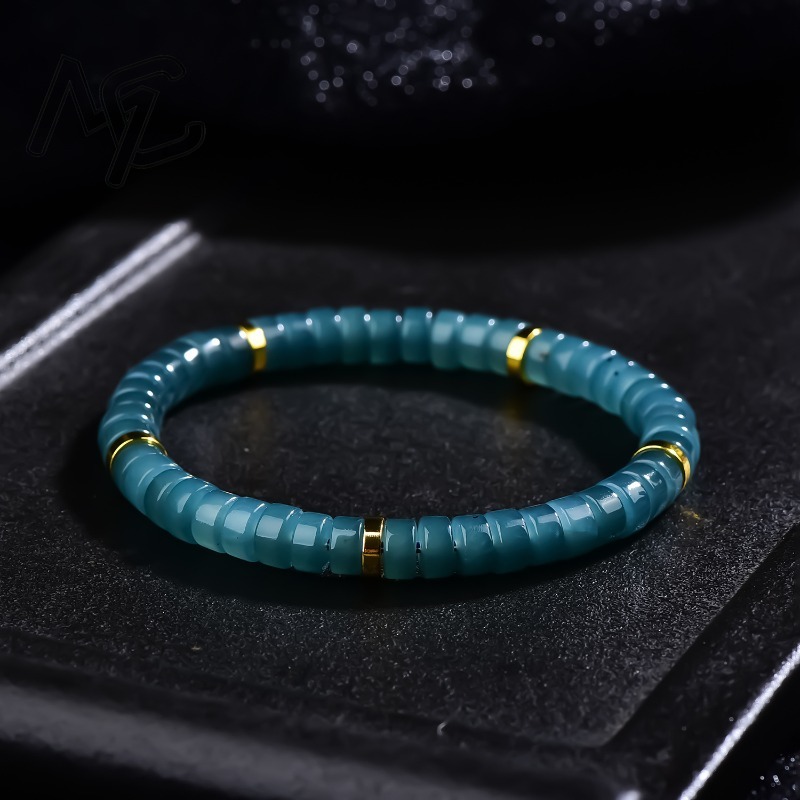 Jewelry & Watches Store - Pulsera de cuentas de jadeíta natural