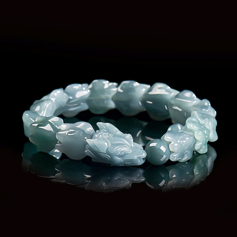 Jewelry & Watches Store - Brazalete de Dragón de Jadeíta Birmana