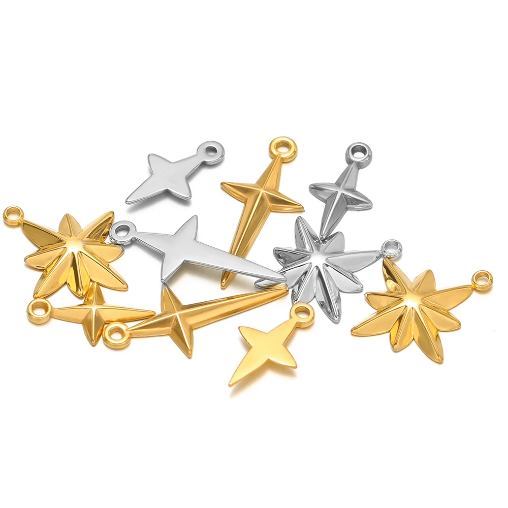 Moon Star Earrings - 5 uds. De dijes de estrella