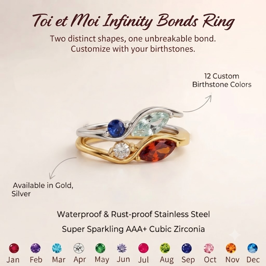 Anillo DOREMI de Acero Inoxida - Birthstone Ring Set reseña y precio