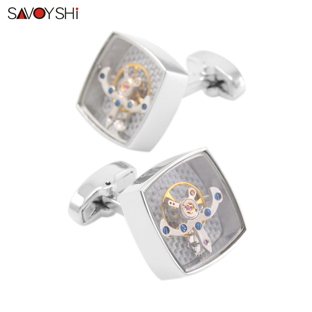 Gemelos de reloj Tourbillon fu - Jewelry Watches Brands reseña y precio