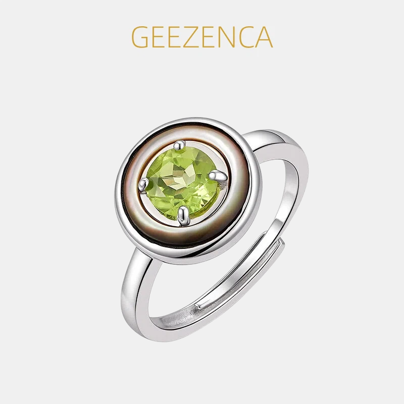 GEEZENCA Anillo Abierto Redond - Birthstone Ring Set reseña y precio