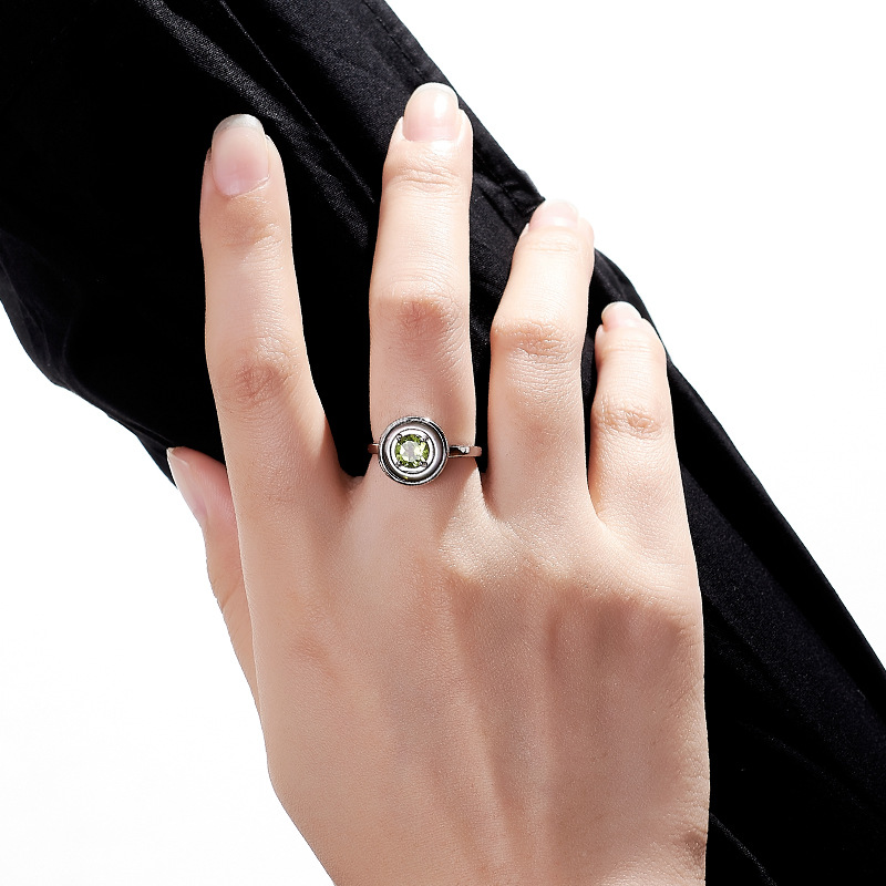 GEEZENCA Anillo Abierto Redond - Birthstone Ring Set reseña y precio