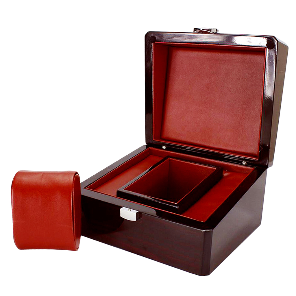 Caja de Madera Sólida para Gua - Jewelry Or Watches reseña y precio