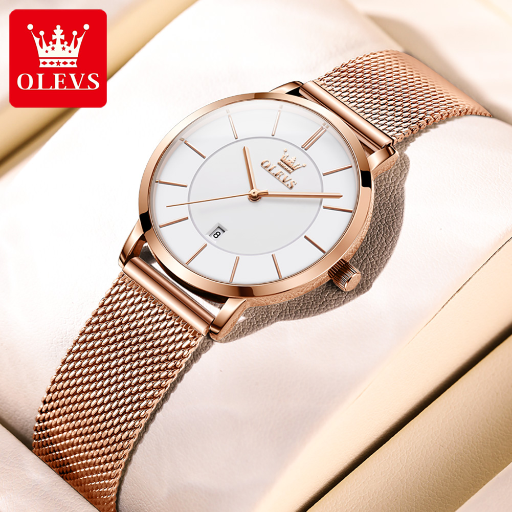 OLEVS reloj de mujer 5869 eleg - Jewelry Bracelet Watches reseña y precio