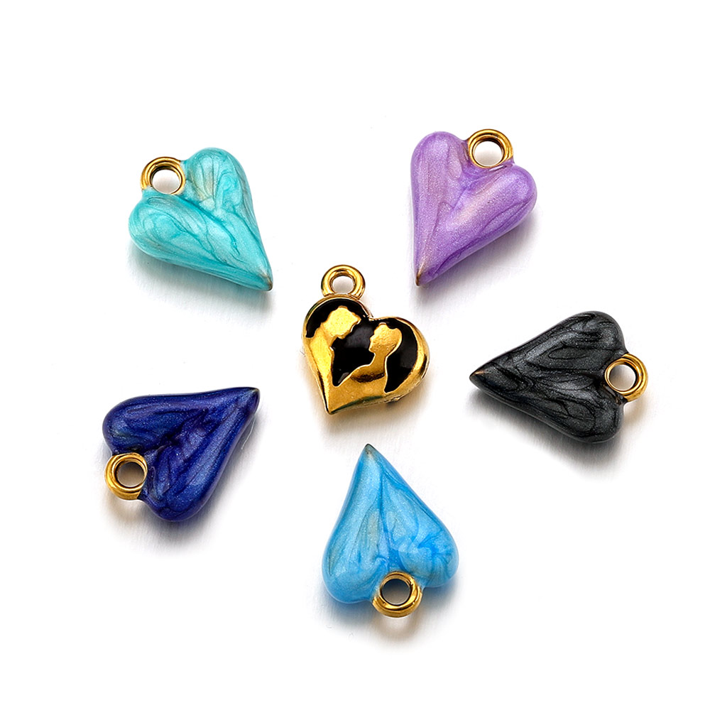 5 piezas de dijes de acero ino - Moon Star Earrings reseña y precio
