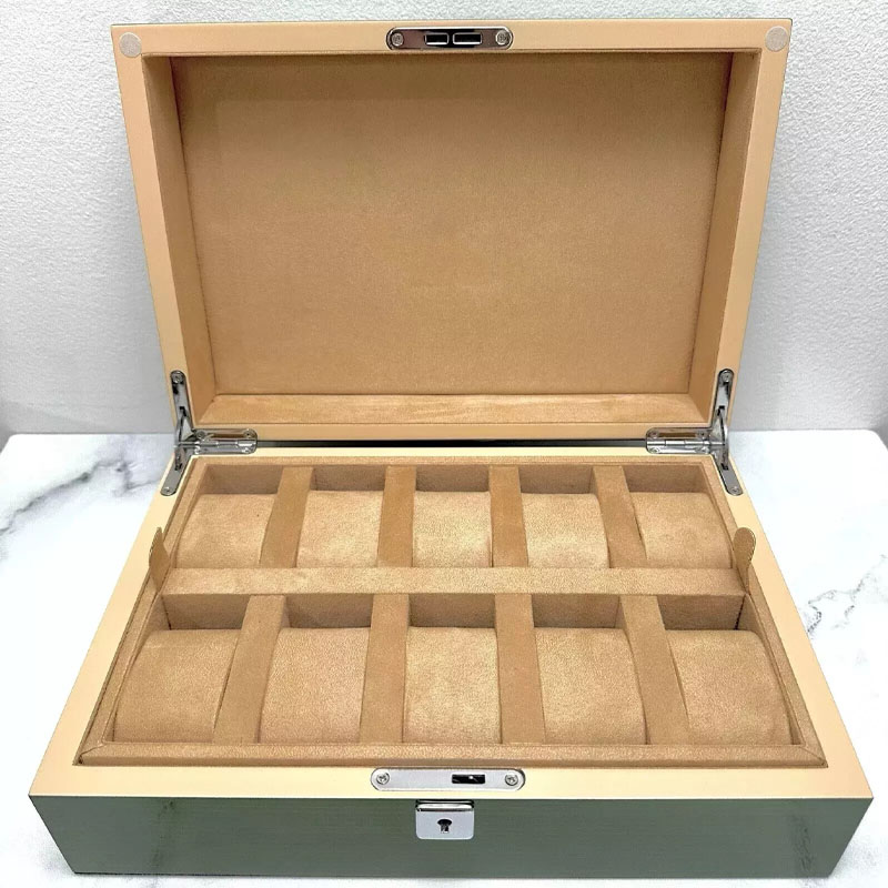 Caja de joyería de madera hech - Jewelry Watches Brands reseña y precio