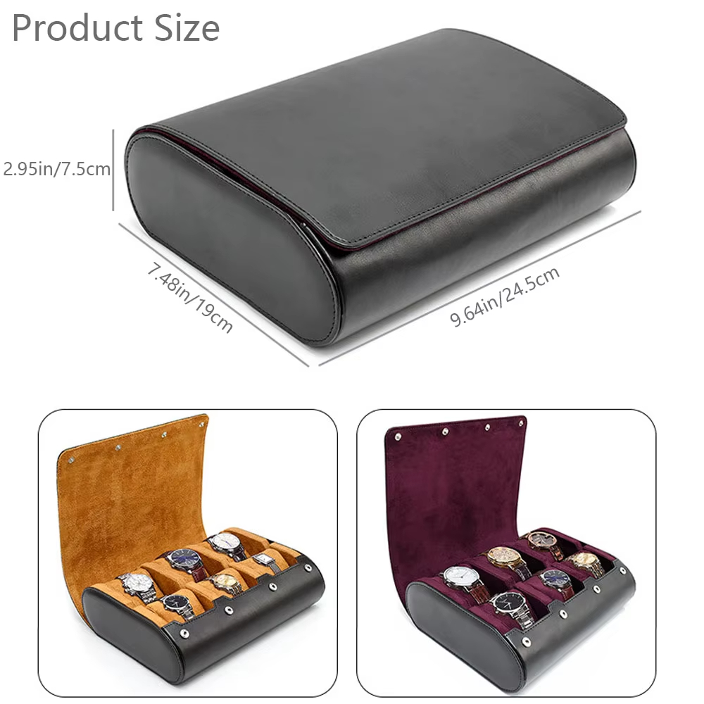 Estuche de viaje para relojes  - Jewelry Watches Box reseña y precio