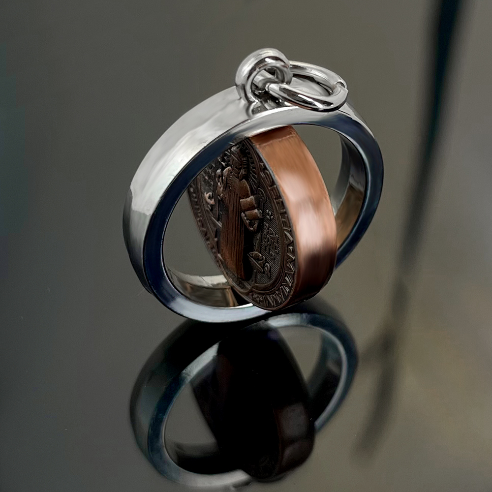 Nuevo Collar con Medalla de Sa - Jewelry & Watches Store reseña y precio
