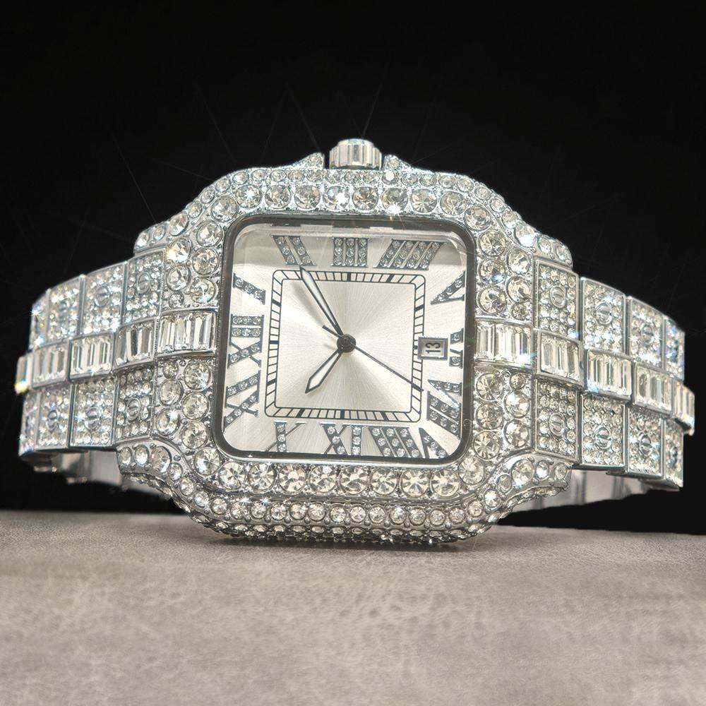 Reloj de lujo con diamantes pa - Jewelry Watches Brands reseña y precio