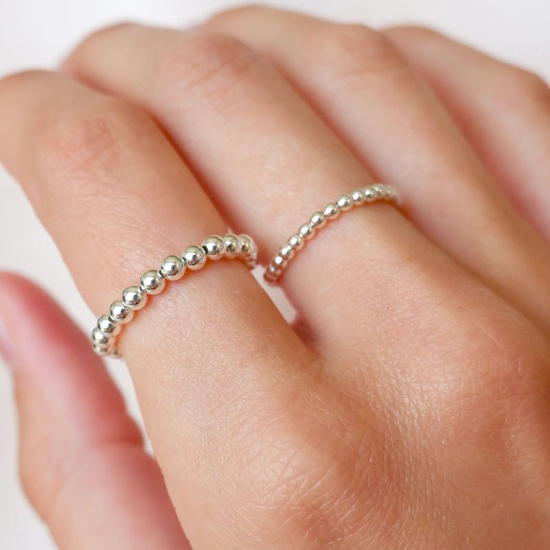 Anillo de cristal Anillo de ca - Birthstone Ring Set reseña y precio