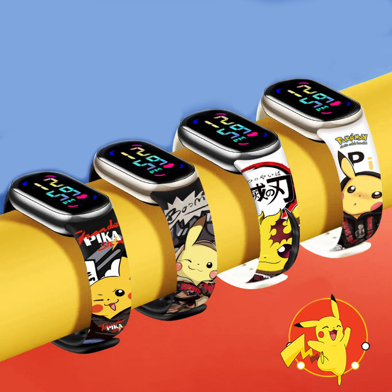 Reloj LED Pikachu para niños,  - Jewelry Bracelet Watches reseña y precio