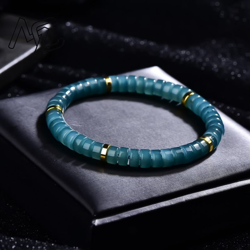Pulsera de cuentas de jadeíta  - Jewelry & Watches Store reseña y precio