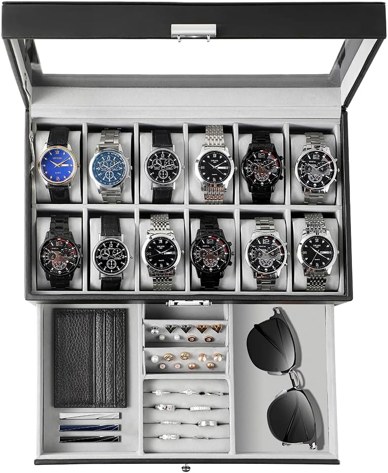 Estuche Organizador de Relojes - Jewelry Watches Box reseña y precio