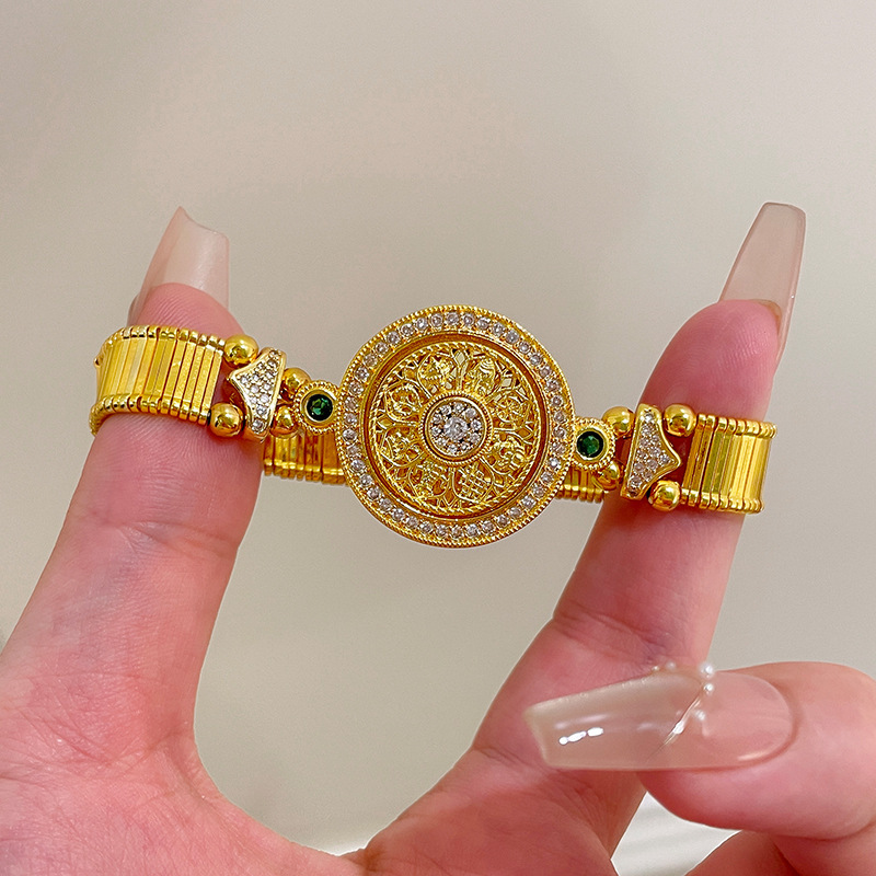 Pulseras circulares con incrus - Fine Jewelry Watches Women reseña y precio