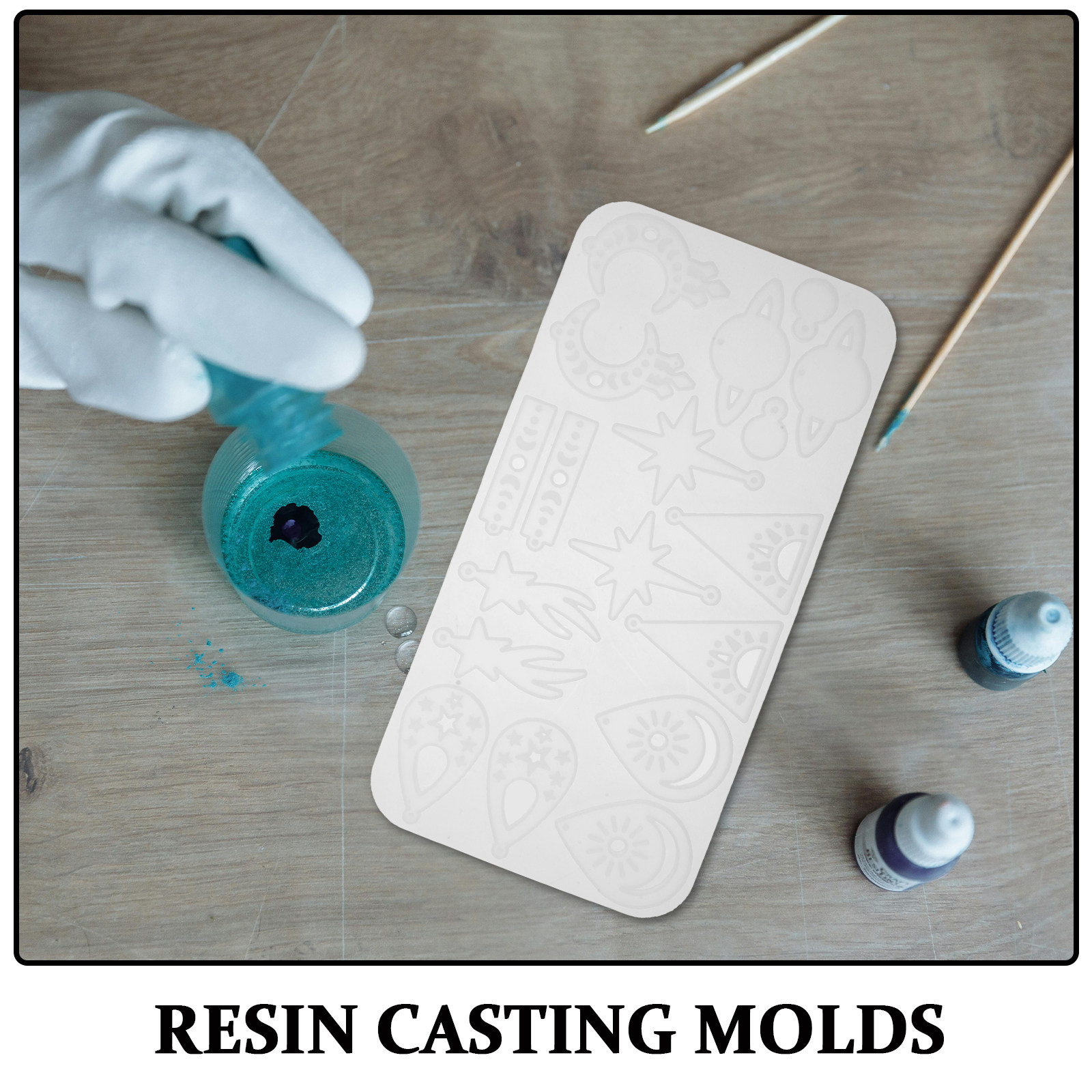 Moldes de Resina Epoxi para Jo - Moon Star Earrings reseña y precio