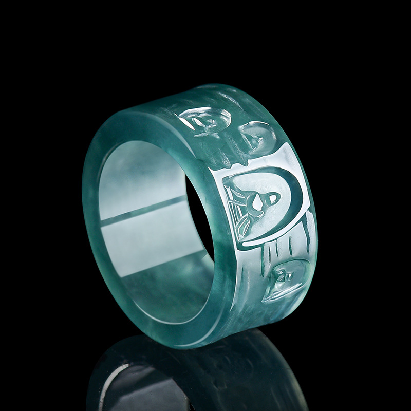Anillo de Buda de Jadeíta Birm - Jewelry & Watches Store reseña y precio