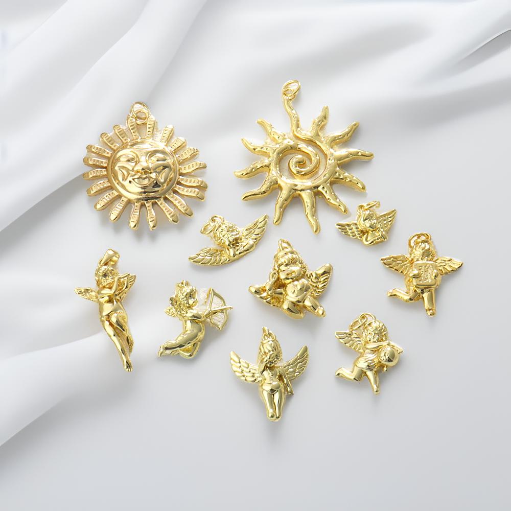 Colgante de cobre con diseño d - Moon Star Earrings reseña y precio
