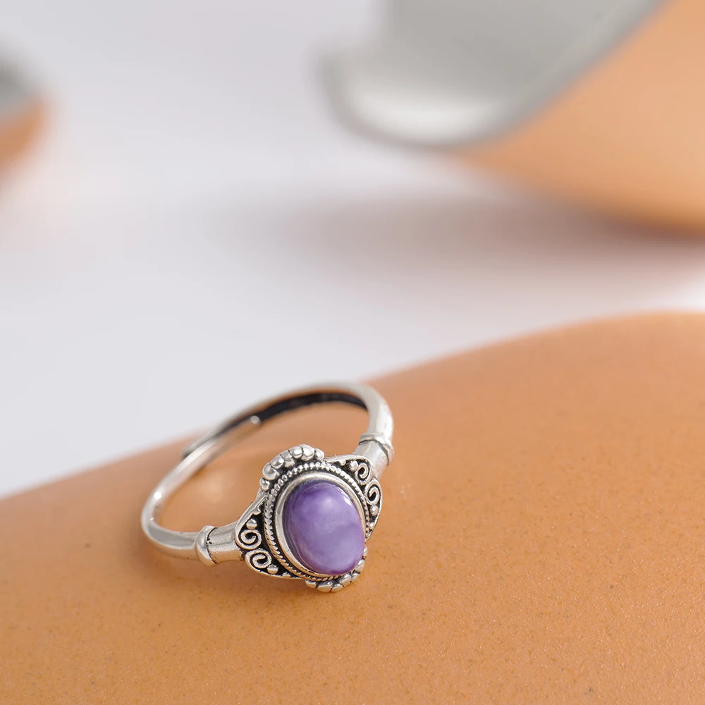 Anillo Ajustable de Plata Sóli - Birthstone Ring Set reseña y precio